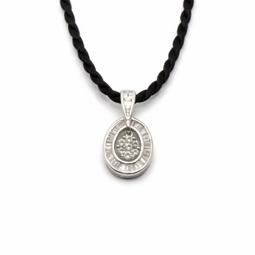 قلادة الماس ذهب عيار 18