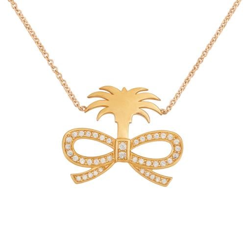 قلادة الماس ذهب عيار 18