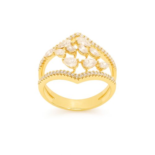 خاتم الماس ذهب عيار 18