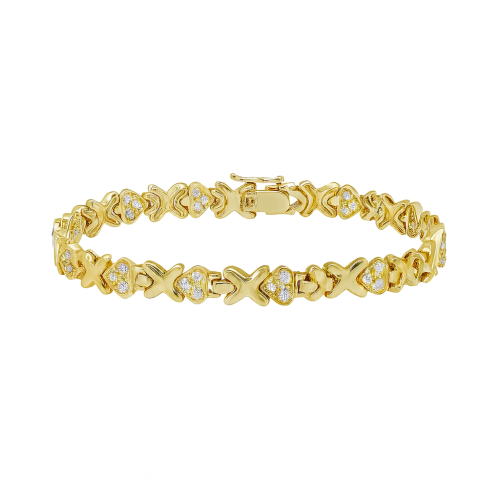 اسوارة الماس ذهب عيار 18