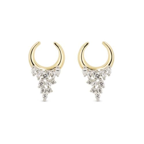 حلق ذهب عيار 18