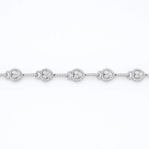 اسوارة الماس ذهب عيار 18