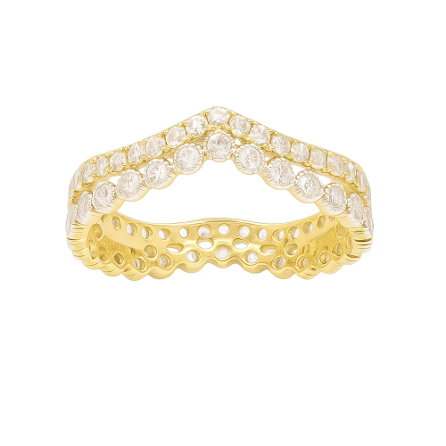 خاتم ذهب عيار 18