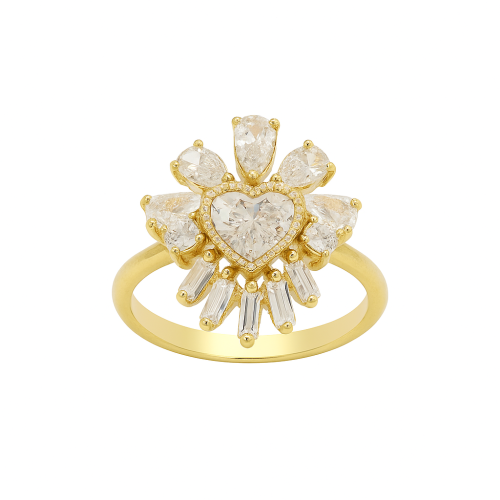 خاتم الماس ذهب عيار 18