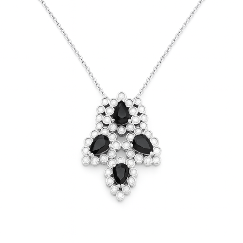 قلادة الماس ذهب عيار 18