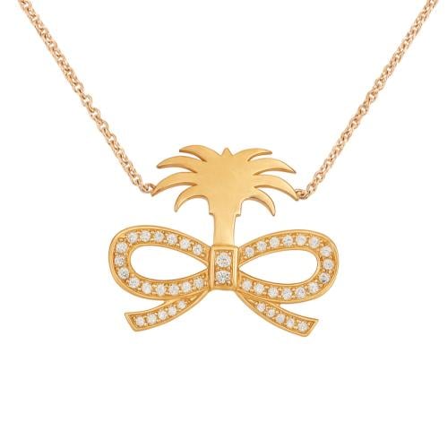 قلادة الماس ذهب عيار 18