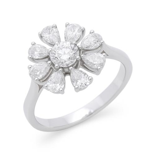 خاتم الماس ذهب عيار 18