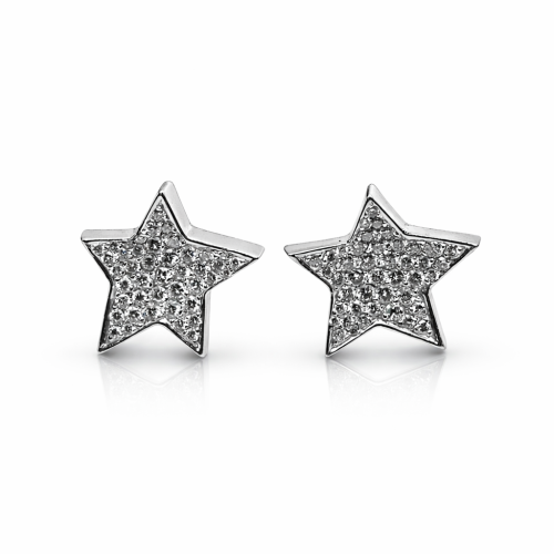 حلق الماس ذهب عيار 18