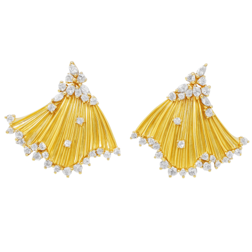 حلق ذهب عيار 18