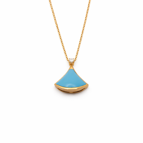 قلادة الماس ذهب عيار 18