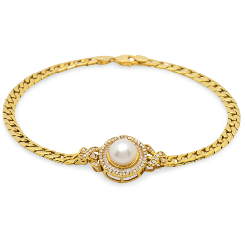 اسوارة الماس ذهب عيار 18