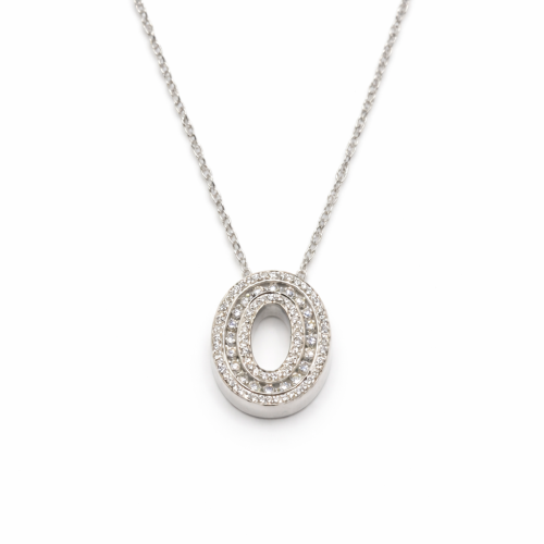 قلادة الماس ذهب عيار 18