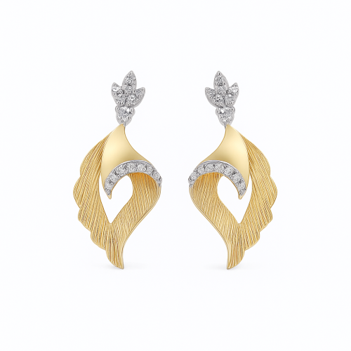 حلق ذهب عيار 18