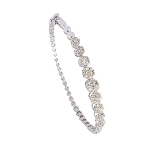 اسوارة الماس ذهب عيار 18