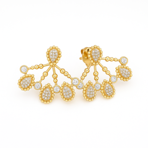 حلق ذهب عيار 18