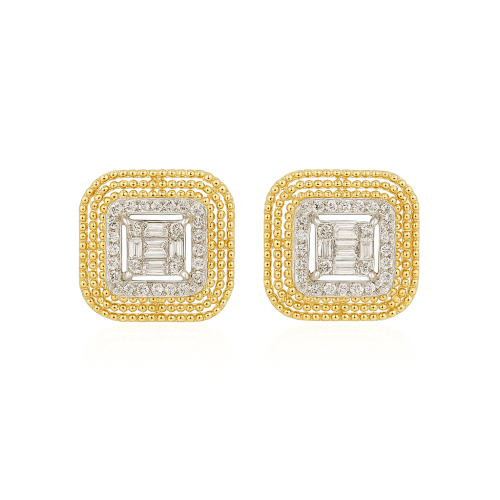 حلق ذهب عيار 18