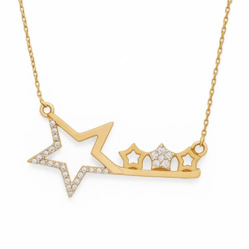 قلادة ذهب عيار 18