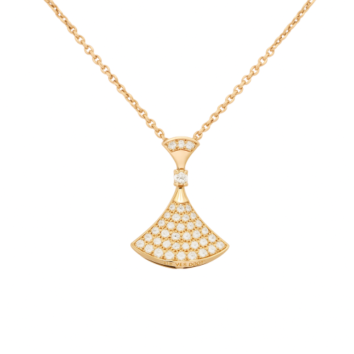 قلادة الماس ذهب عيار 18