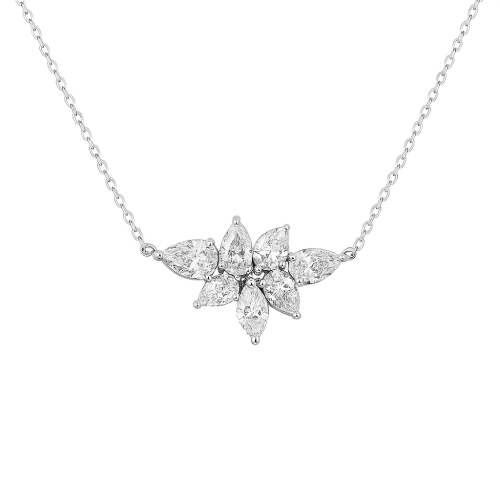 قلادة الماس ذهب عيار 18