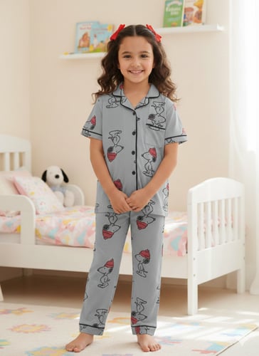 بجامه بناتي قطن