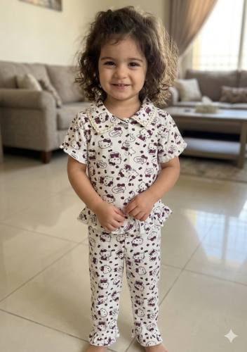 بجامه بناتي هولكتي صيفي