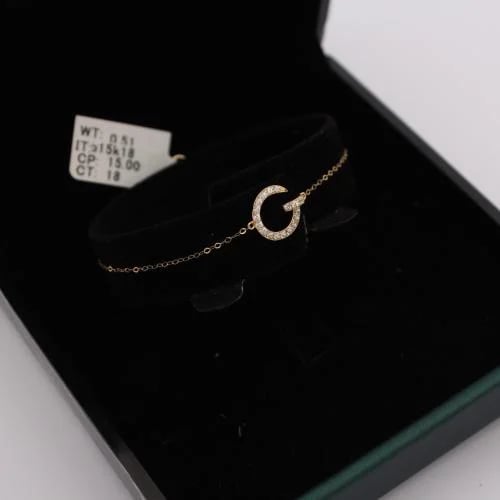 AA2 اسوارة ناعمة عيار 18 موديل الماس
