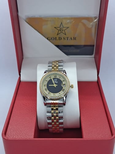 ساعة يد نسائية استيل GOLD STAR2