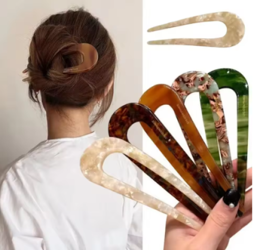 5 مشابك للشعر على الطراز الياباني