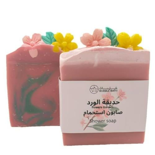 صابون طبيعي عطري للاستحمام برائحة عطر حديقة الورد...
