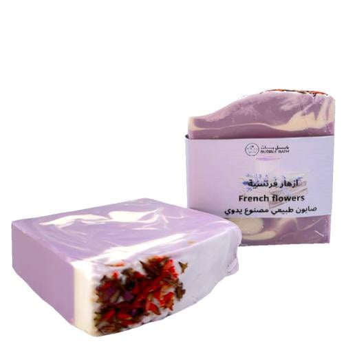 صابون طبيعي عطري للاستحمام برائحة الازهار الفرنسية...