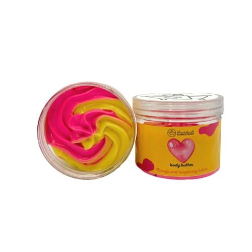 زبدة مخفوقة لترطيب الجسم برائحة المانجو و التوت ال...