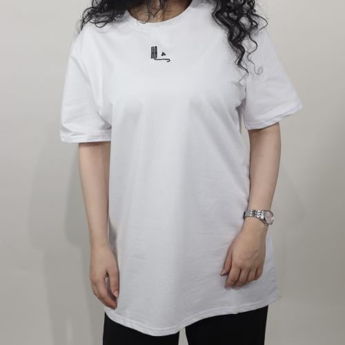 تيشيرت نقوش العلا نسائي - ابيض