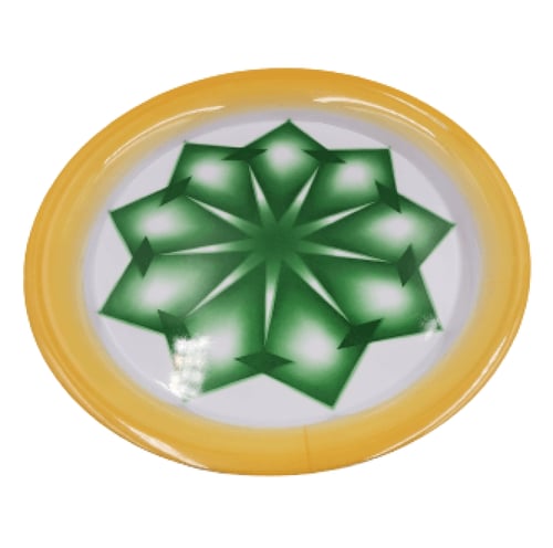 تبسي ميلامين نقشة غضار صحن