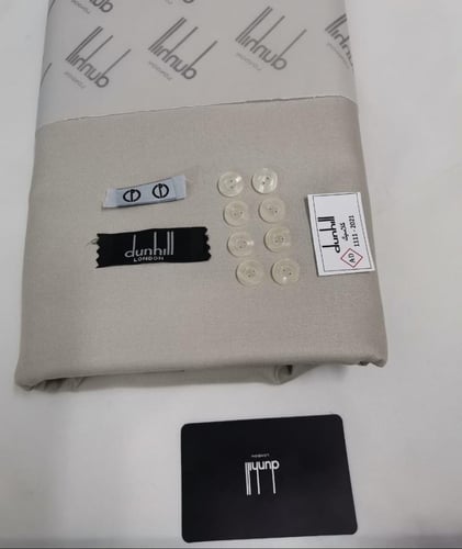 قماش دنهل صيفي لون زيتي