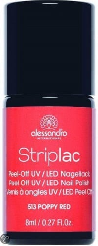 alessandro Striplac Peel or Soak (513 POPPY RED)