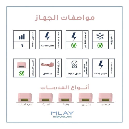 جهاز ليزر منزلي T16 الأسطورة C idea بـ عدستين لإزا...