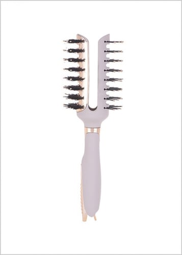 فرشاة شعر بإتجاهين مع مشبك شعر