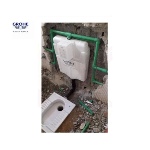 سيفون جروهي مخفي ارضي + الظغطة