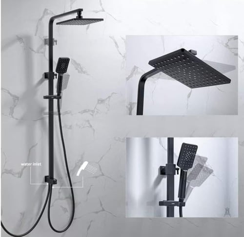 مسطرة دش الماني روكال ضمان 5سنوات لون اسود