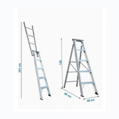 سلم المنيوم - 5 درجات