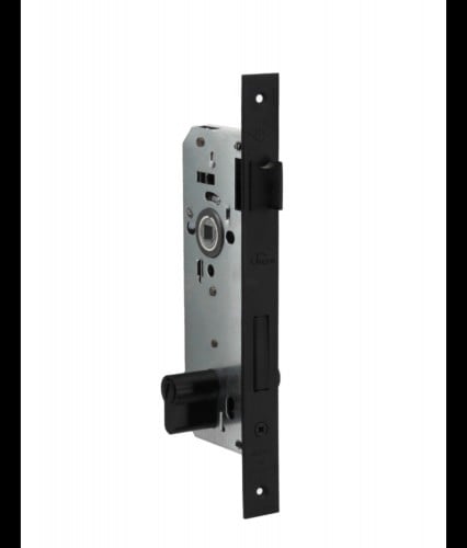 قفل باب خشب كامل لون اسود