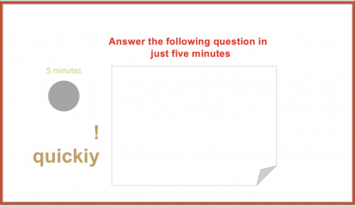 استراتيجية الوقت 5 دقائق بالانجليزي