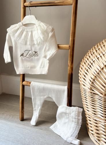 طقم بنات دانتيل