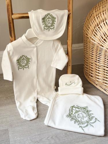 طقم مواليد قطن تركي