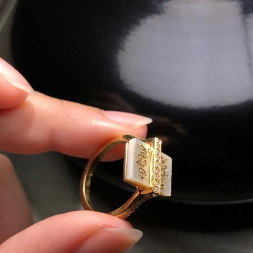 خاتم ملكي - فضه عيار 925 - رافال