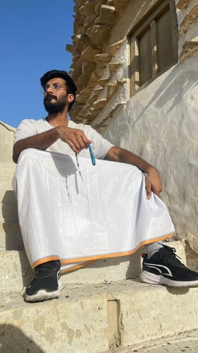 وزرة رجالية قطن ١٠٠٪