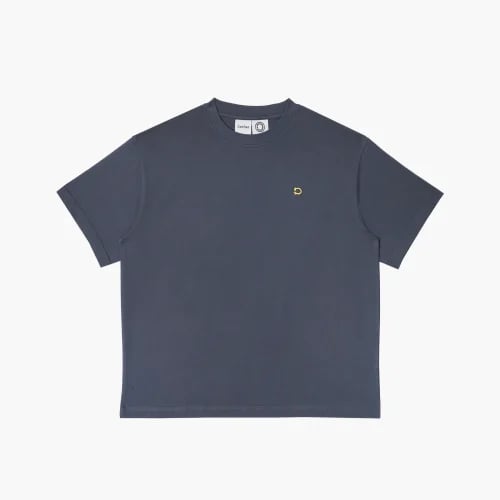 Navy Blue Two Headed Wolf Tee