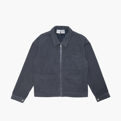 Blue Three Pocket Work Jacket