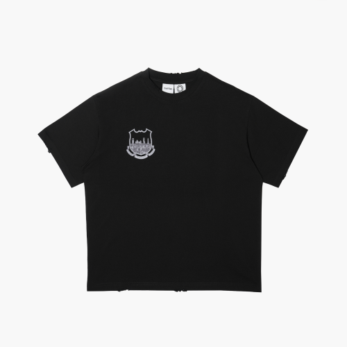 Black Riyadh Logo Tee