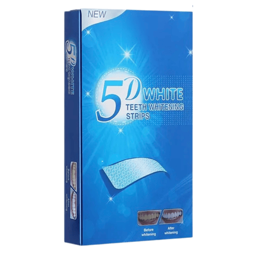 شرائط تبييض الأسنان 5D - احصل على ابتسامة ناصعة